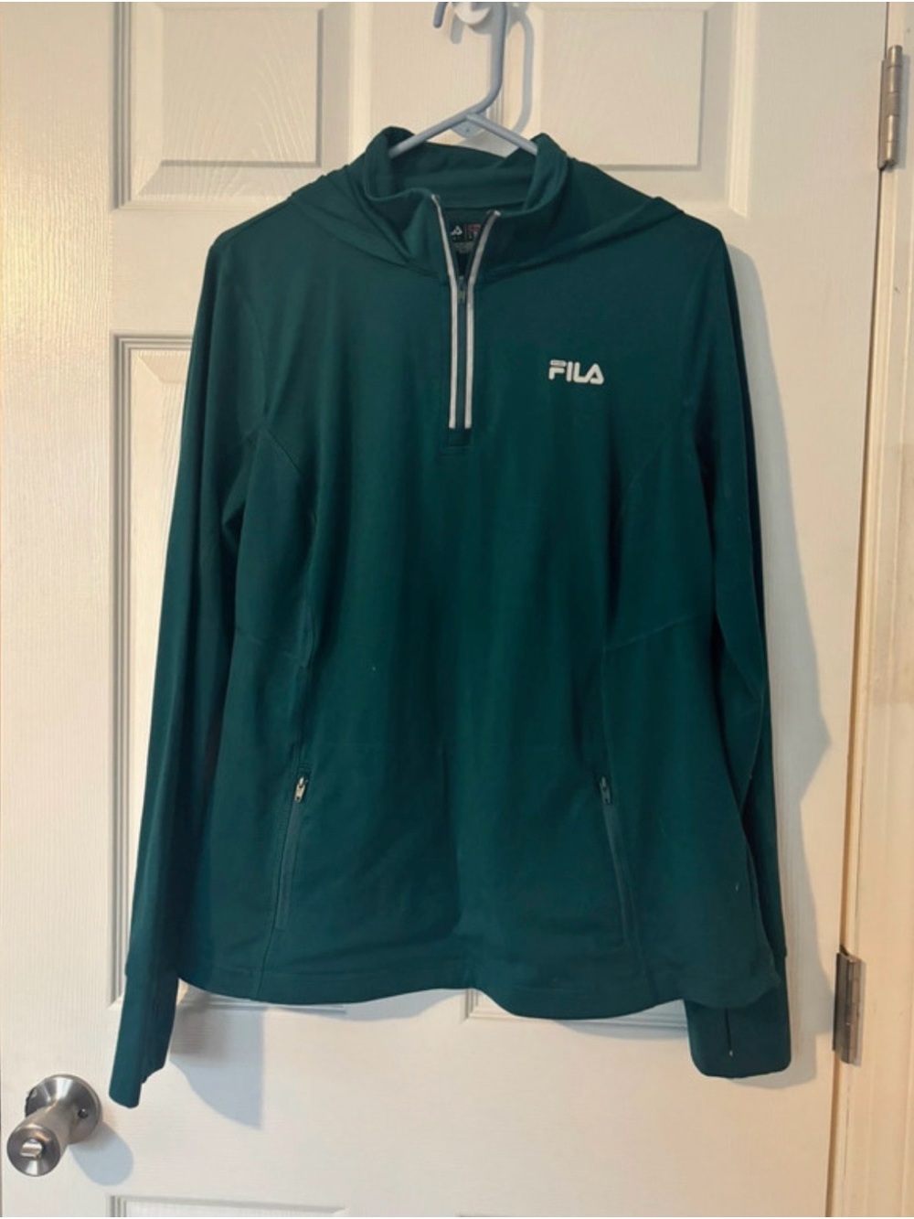 FILA hooded 1/4 zip activewear